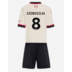 Fotbalové Dres Liverpool Dominik Szoboszlai #8 Dětské Venkovní Oblečení 2025-26 Krátký Rukáv (+ trenýrky)
